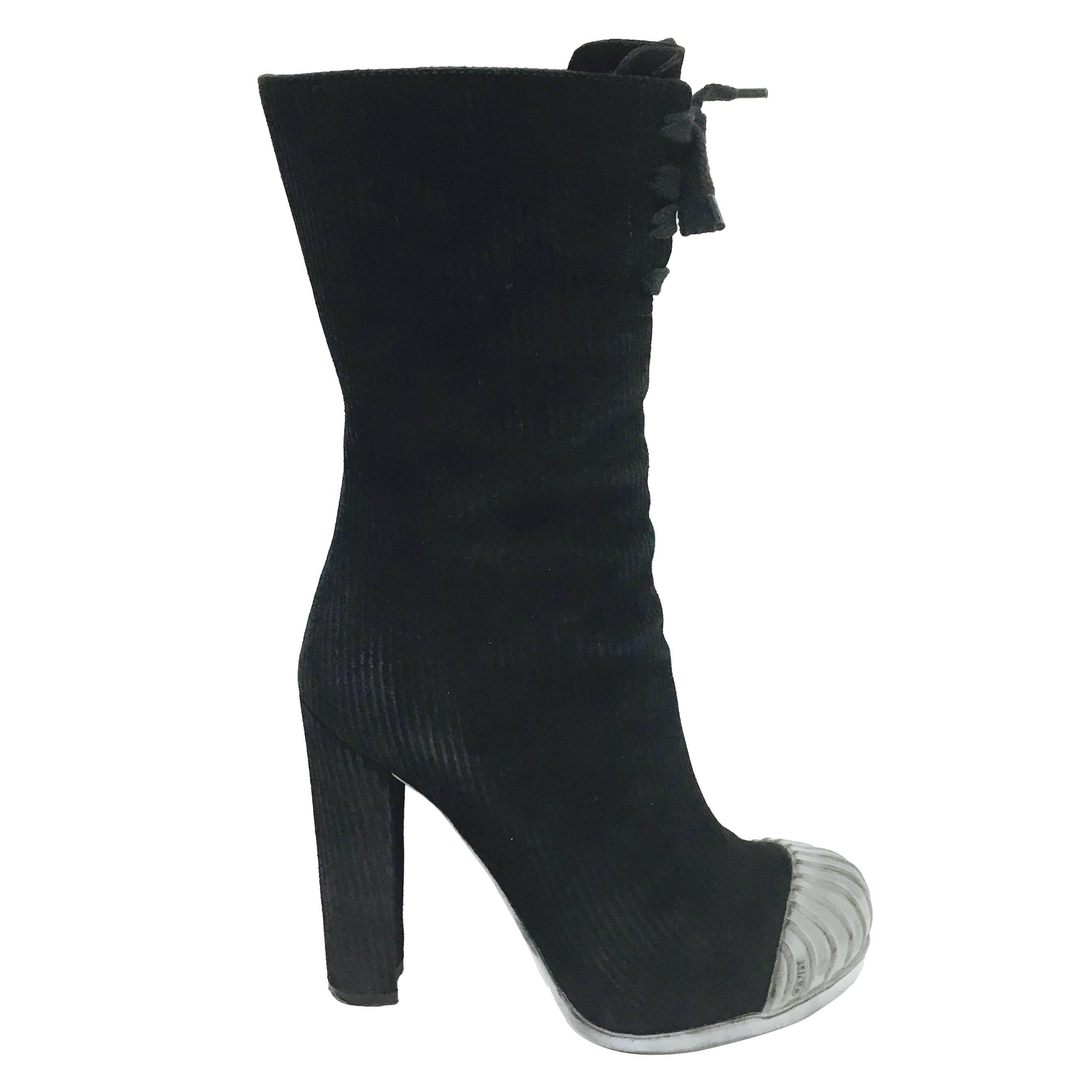 fendi suede boots
