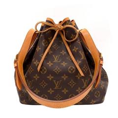 Louis Vuitton Petit Noe Monogram Canvas Shoulder Bag