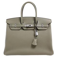 Hermès Sage Togo 35 cm Birkin Bag- PHW