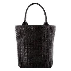 Nancy Gonzalez Shopping Tote Interwoven Crocodile Large