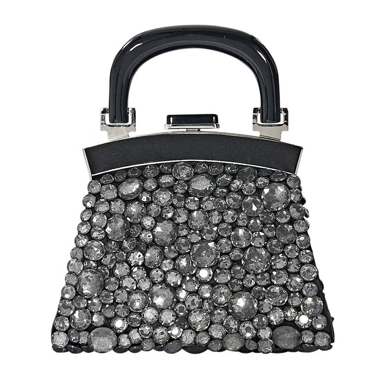 Black Giorgio Armani Embellished Evening Bag at 1stdibs