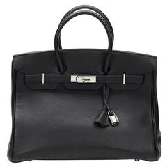 2004 Hermès Black Togo Leather Birkin 35cm