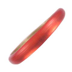 Alexis Bittar Bracelet - Red Bangle Thin Pink Logo Gold