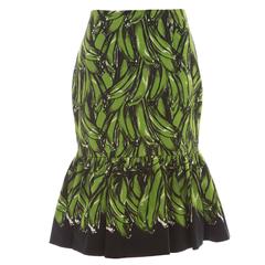 Prada Cotton Banana Print Skirt, Spring - Summer 2011