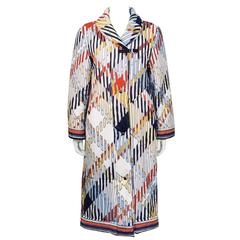 1970's Leonard Cotton Quilted Overcoat 7