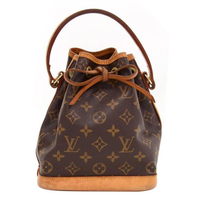 Louis Vuitton Mini Noe Monogram Canvas Hand Bag at 1stDibs