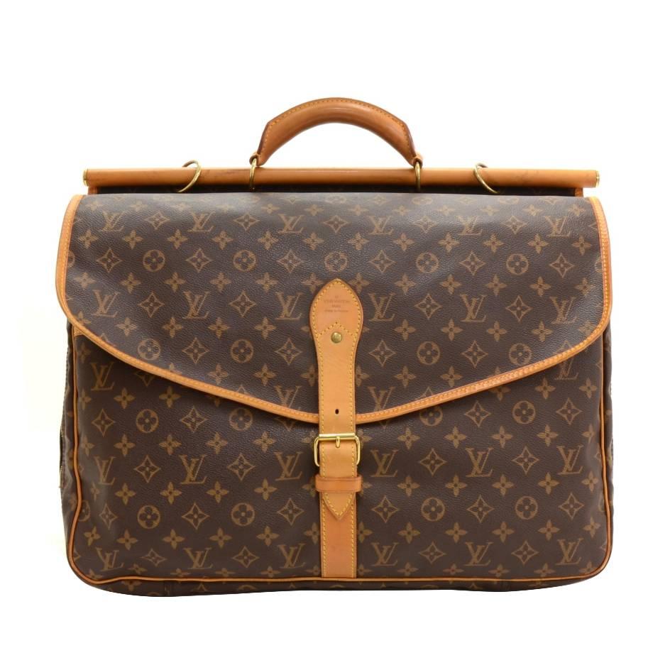 Louis Vuitton Sac Chasse Monogram Canvas Travel Bag