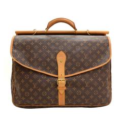 Retro Louis Vuitton Sac Chasse Monogram Canvas Travel Bag