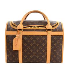 Louis Vuitton Sac Chaussures 40 Monogram Canvas Pet Carry Bag