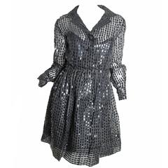 Mollie Parnis Sequin Cocktail Dress 3