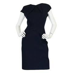 F/W 2007 RM by Roland Mouret Navy "Moon" Dress