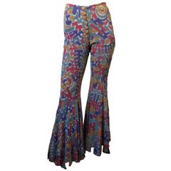 1970s Original Carwash Hem Flares Bell bottoms Vintage 9