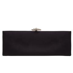 Chanel Black Satin Clutch 10