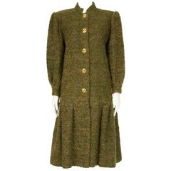 1960's Harald Boucle Wool Dropped Waist Coat