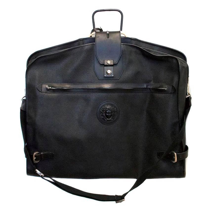  Versace Black Suit Cover Holdall  For Sale