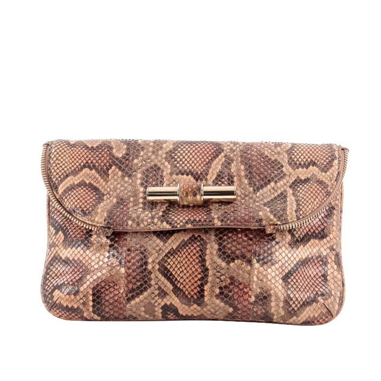 Jimmy Choo Jasmine Clutch Python