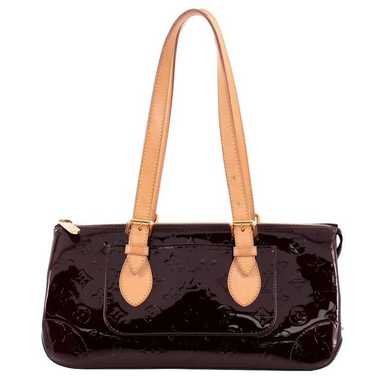 Louis Vuitton Rosewood Avenue Handbag Monogram Vernis