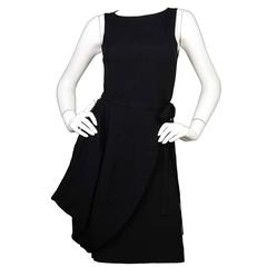 Givenchy Black Sleevess Dress w/ Optional Draping 9