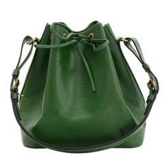 Vintage Louis Vuitton Petit Noe Green Epi Leather Shoulder Bag