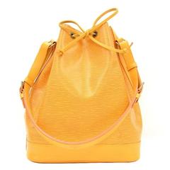 Vintage Louis Vuitton Noe Large Yellow Epi Leather Shoulder Bag
