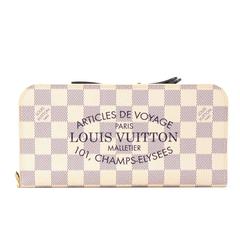 Louis Vuitton Articles De Voyage White Damier Azur Canvas Insolite Long Wallet