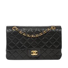 Chanel - Classic Double Flap Black Quilted Leather