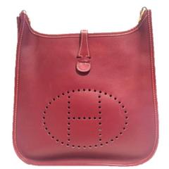 Hermes Red Evelyne Bag