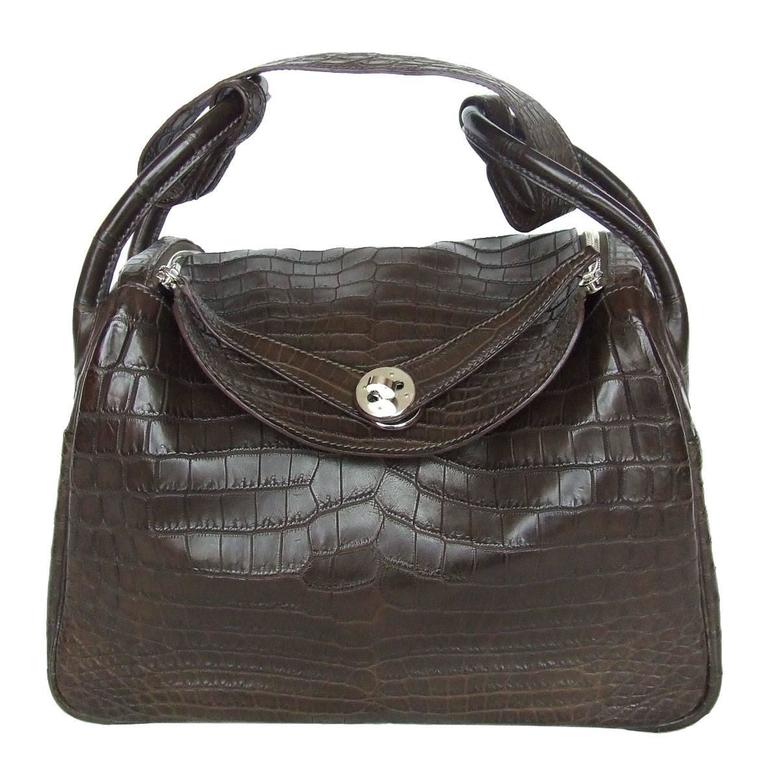 Hermes lindy crocodile clearance price