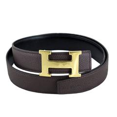 HERMES belt or necklace gold emblem with 3 cords NEW gift box at 1stdibs