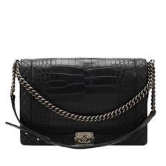 2013 Chanel Black Alligator Large Le Boy