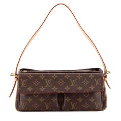 Louis Vuitton MViva Cite Handbag Monogram Canvas MM