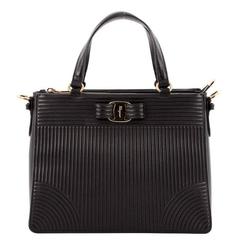 Salvatore Ferragamo Tracy Handbag Quilted Leather
