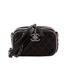 Chanel Coco Boy Camera Bag Quilted Leather Mini at 1stDibs