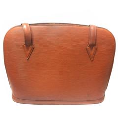 Vintage Louis Vuitton brown epi shoulder tote bag. Perfect vintage LV bag