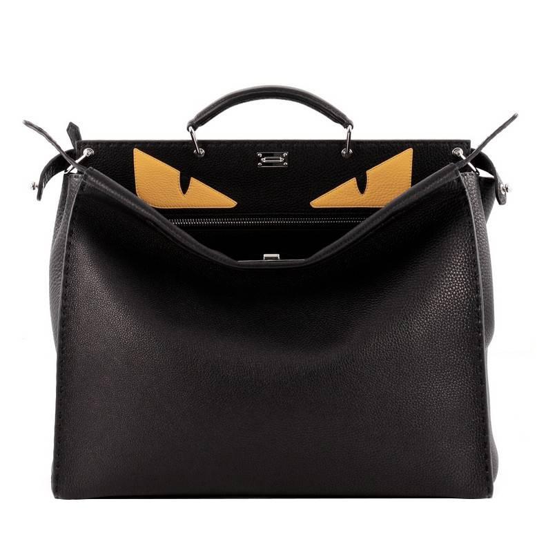 Fendi Selleria Peekaboo Monster Handbag Leather XL