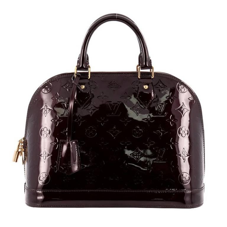 Louis Vuitton Alma Handbag Monogram Vernis PM 
