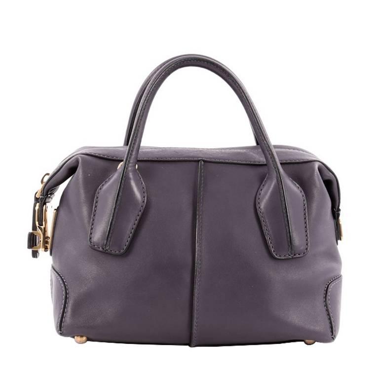 Tod's D-Styling Convertible Bauletto Handbag Leather Mini