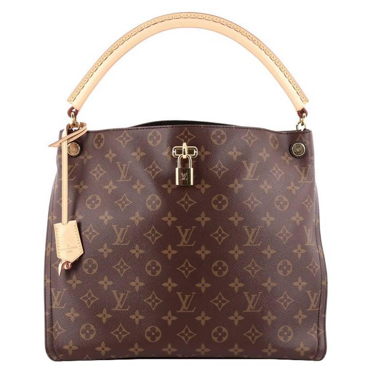 Louis Vuitton Gaia Handbag Monogram Canvas
