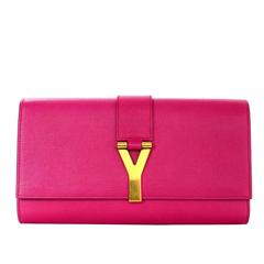 Pochette Yves Saint Laurent Rosa Classic Cabas ChYc