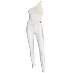 Vintage Free Shipping: Iconic Tom Ford Gucci SS 1998 Beige Knit Top & Keyhole Pants! 40