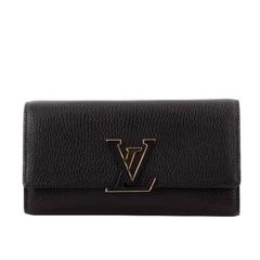 Louis Vuitton Capucines Brieftasche Leder
