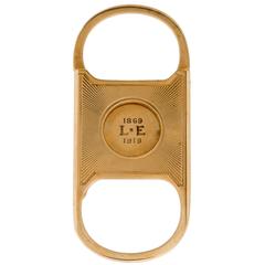 Tiffany & Co Vintage RARE 14kt Yellow Gold Men's Cigar Cutter