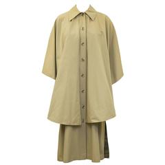 1970's Yves Saint Laurent YSL Cotton Poplin Cape 6