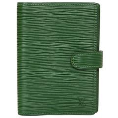 Louis Vuitton Green Epi Leather Agenda