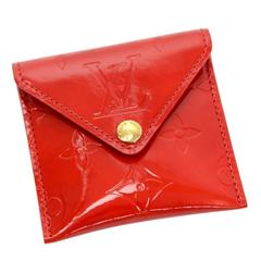 Vintage Louis Vuitton Red Rouge Vernis Leather Coin Case