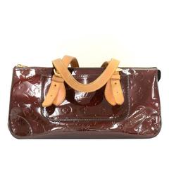 Louis Vuitton Rosewood Avenue Purple Amarante Vernis Leather Shoulder Hand Bag