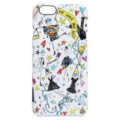 Lanvin NEW White Multi Whimsical iPhone 6s Cell Phone Tech Cover Case in Box