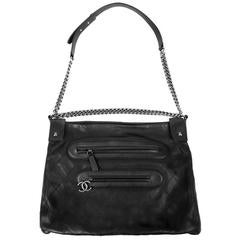 Chanel Black Deerskin Tote