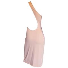 Free Shipping: Heavenly Tom Ford Gucci SS2000 Backless Nude Knit Runway Dress! M