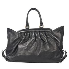 Black Fendi Leather Handbag